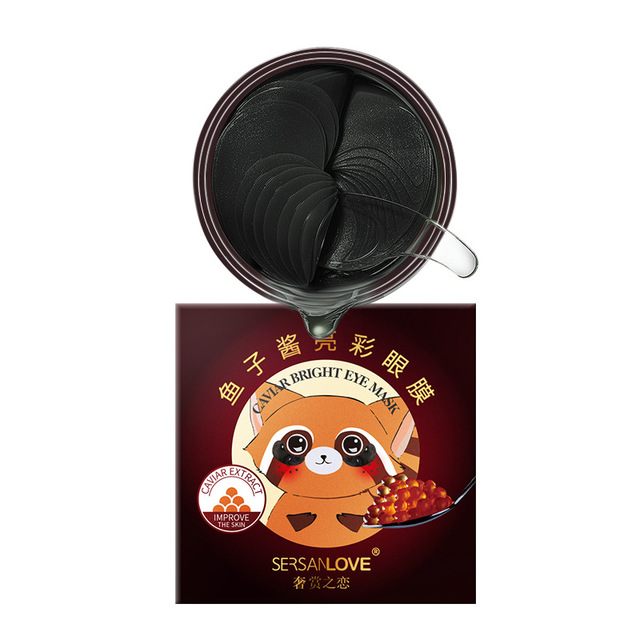 Anti Wrinkle Anti Aging Eye Mask Golden Snail Liquid Caviar Extract Crystal Collagen Dark Circles Acne Beauty Patch TSLM1
