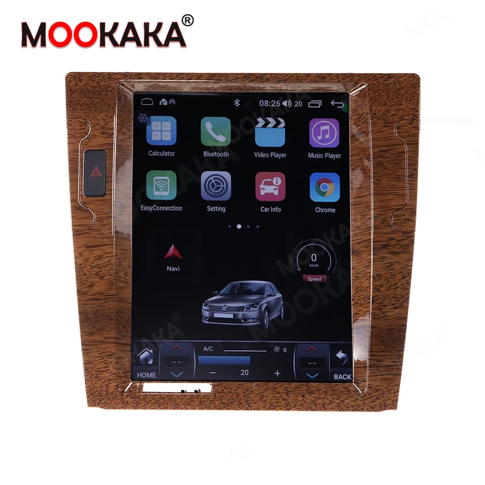 For Volkswagen Phaeton 2003-2013 12.1 Inch Android 10.0 4+64GB Tesla style Car GPS Navigation Multimedia Player Radio HD Carplay