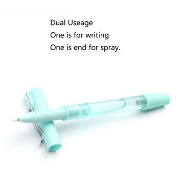 

4 Colors Portable Empty Alcohol Spray Pen Portable Refillable Mister Gel Pen Kit XXUC