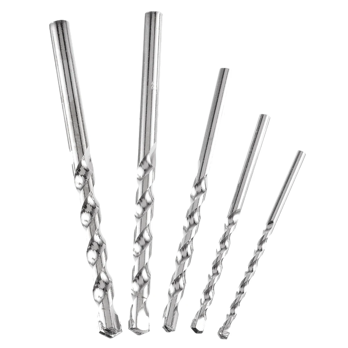 

5pcs 4mm-10mm Tungsten Steel Masonry Drills Bit Quality Twist Drill Bit Power Tools for Wall Stone Tile Marble Hole Drilling