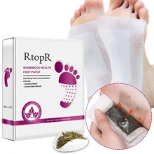 Rtopr 1 коробка полынь здоровья тела Детокс для ног эффективно улучшает качество сна органические Детокс, красота для похудения чистка ног