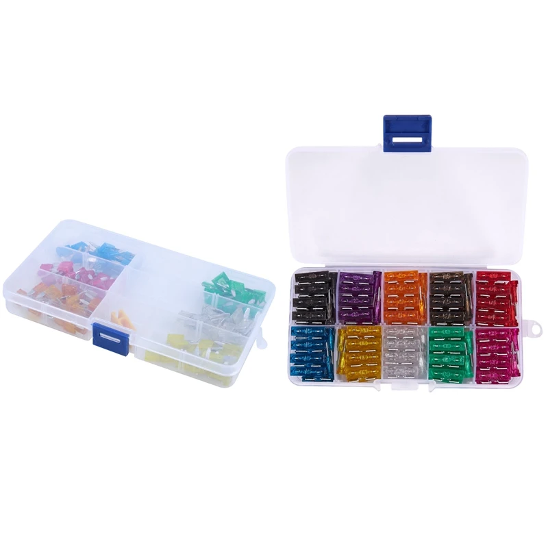 

120 Pcs Low Profile Mini Size Blade Fuse Assortment Set Auto Car Truck Fuses Kit Hot Selling & 100 Pcs Mechanical Fuse 2A 3A 5A
