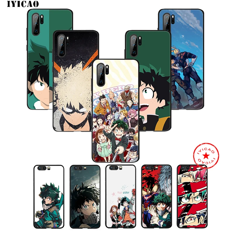 IYICAO My Hero Academy Soft Case for Huawei P30 P20 P10 P9 P8 2017 2016 2015 P Smart Z Plus 2019 Mate 20 10 Lite Pro Mini |