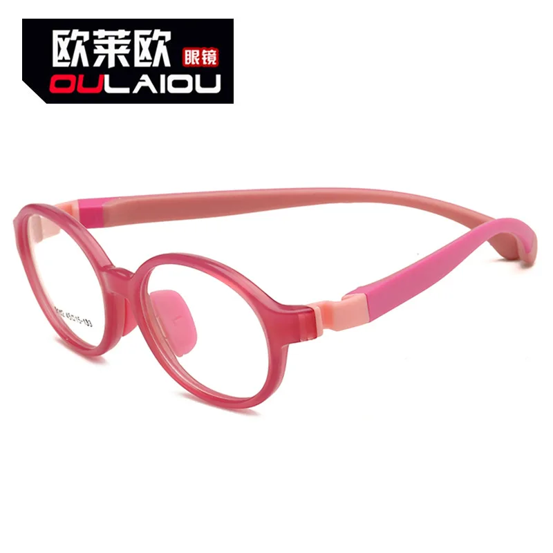 

Changeable Nose Pads Mirror Leg Changing Elastic Headband 9102 Oval Children Glasses Frame Men And Women with Myopia Eyeglasses