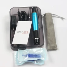 1 комплект Электрический Ultima A1-W dr ручка Профессиональный массажер с микроиглами Дерма ручка машина для МТС$ PMS уход за кожей, мезотерапия ручка татуировки