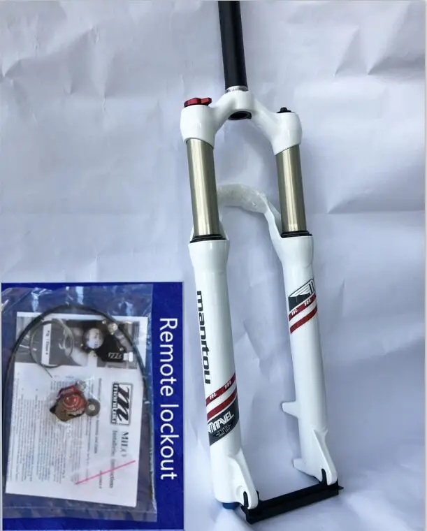 LTD 26 white Remote Велосипедная вилка Manitou Marvel Comp Machete 27,5 29er воздушные вилки размер горный Велосипедная вилка MTB Передняя велосипедная подвеска PK для SR SUNTOUR - Цвет: LTD 26 white Remote