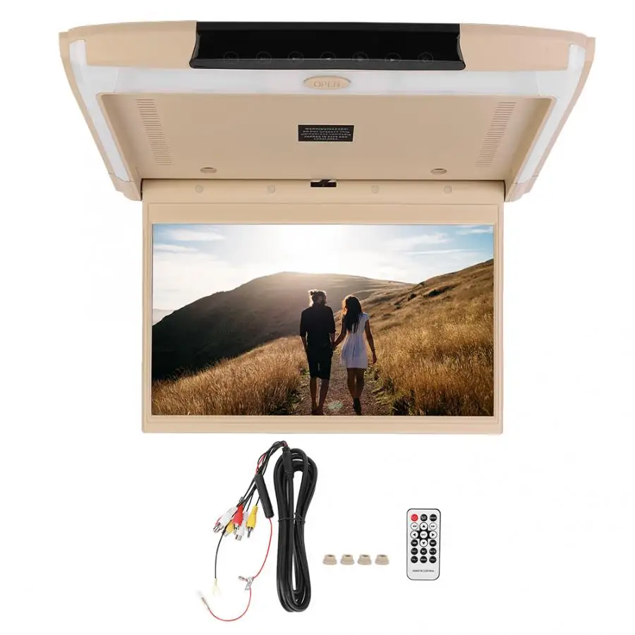 

12.5in IPS Screen Car 1080P DVD Roof Monitor Ceiling Mount Bluetooth with HDMI USB for Android 6.0