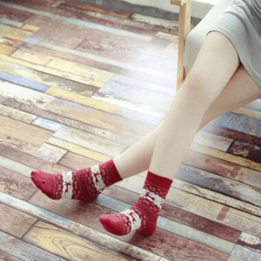 Mens Womens Christmas Socks Basketball Ankle Socks Cotton Running Hiking Compression Low Cut Thermal Compression Sock 