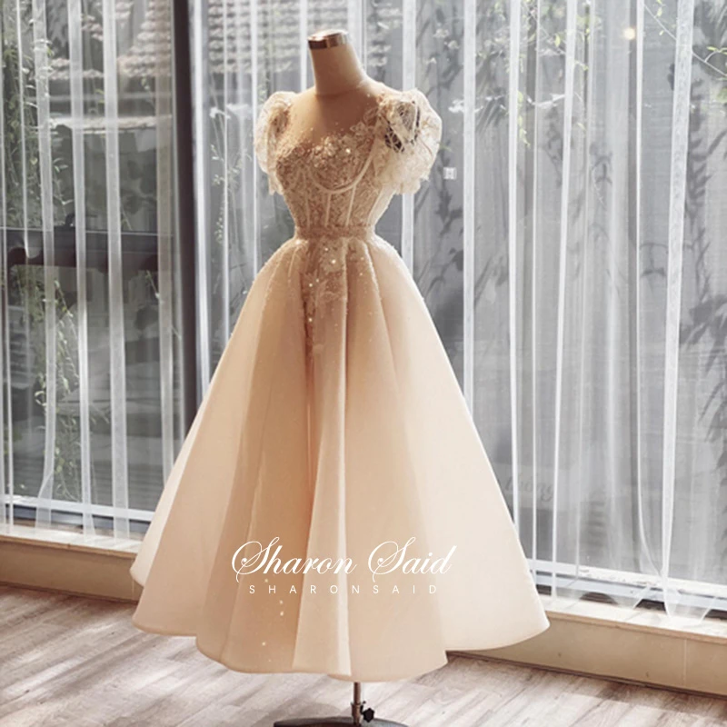 beige formal dresses