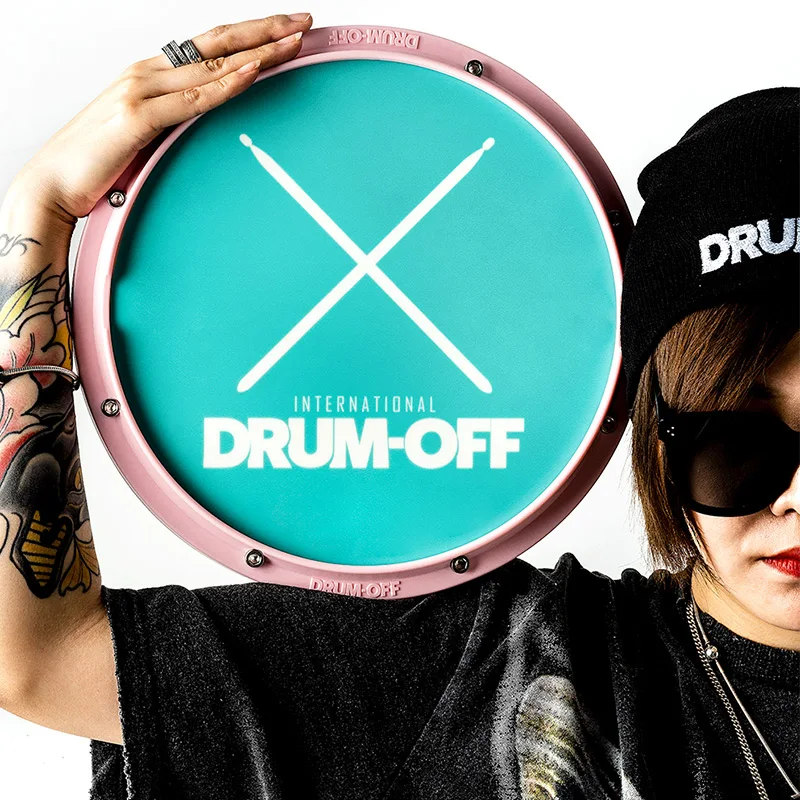 Drum-OFF 12 Inch Dumb Drum for Beginner Practice Training Rubber Drum for Percussion Instruments Drum-OFF 12 Inch Dumb Drum for Beginner Practice Training Rubber Drum for Percussion Instruments
