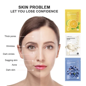

15 PCS Renew Aging Skin Sheet Mask Soothe + Restore Face Mask Gift Set Moisturizing Calm Inflamed Repair Damaged Skin Face Care