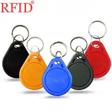 ID 125 кГц EM4100 TK4100 41x33x4,3 мм только для чтения RFID Брелки EM жетон бирка брелок карта контроля доступа много цветов Выберите 100 шт