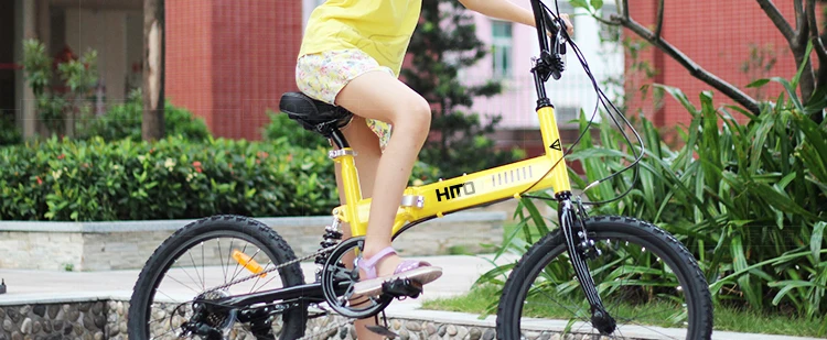Excellent New Brand Carbon Steel Frame 20 inch Wheel 6 Speed Shift Soft Tail Folding Bicycle Outdoor Sports BMX Bicicleta 6