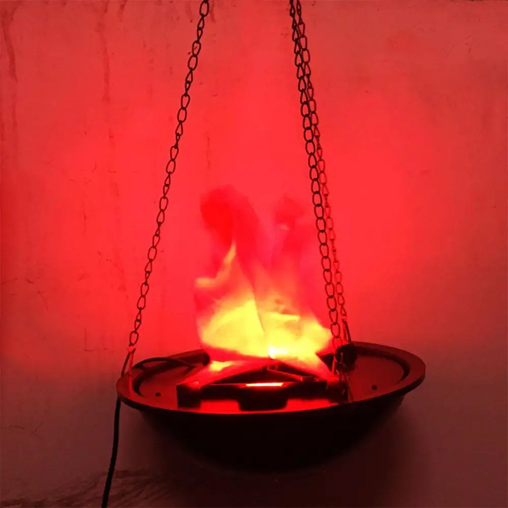 

Artificial Flame Pot LED Lamp Hanging Torch Light Pot Bowl Festival Party Decoration Light Up Flicker Fire Pot Night Light