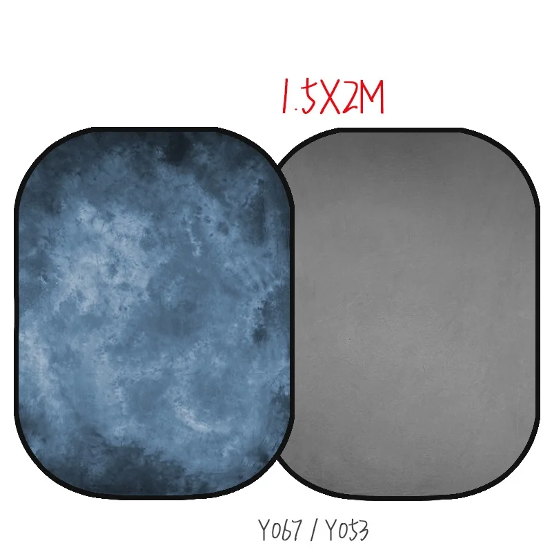 Newest Wrinkle-Resistant 5x7ft dual sided Flannel Collapsible Twist Photo Video Backdrop panelporta