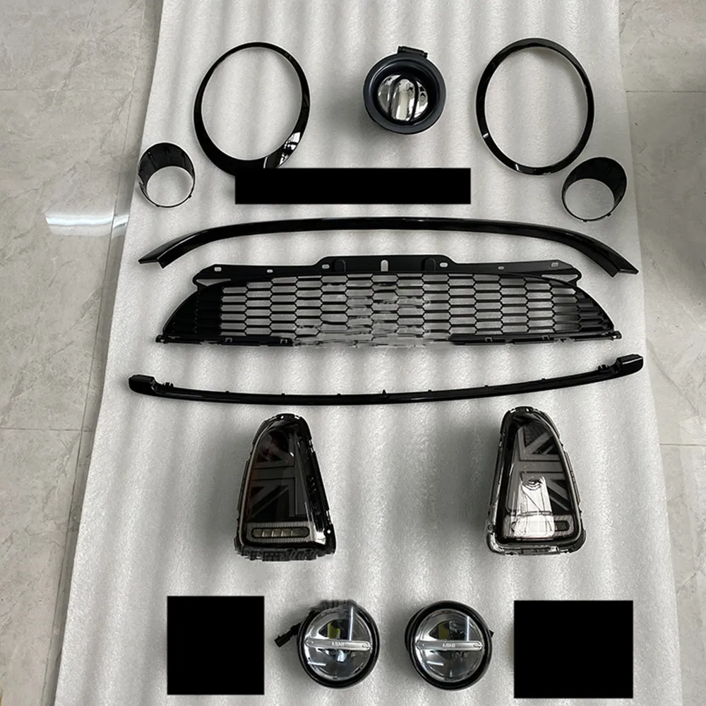 Voorbumper Grill Grille Chrome Strip Koplamp Mistlamp Deksel Spatbord