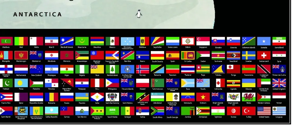 С картой мира нарисованная стены Стикеры черного и золотого цвета с изображением национального флага географическая карта путешествия Сотрите карты Прямая