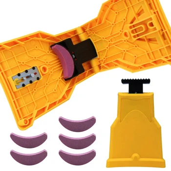 

Professional Woodworking Chainsaw Teeth Sharpener Grinding Chain With 5pcs Additional Whetstone Stone Grinder Sharpening Tools