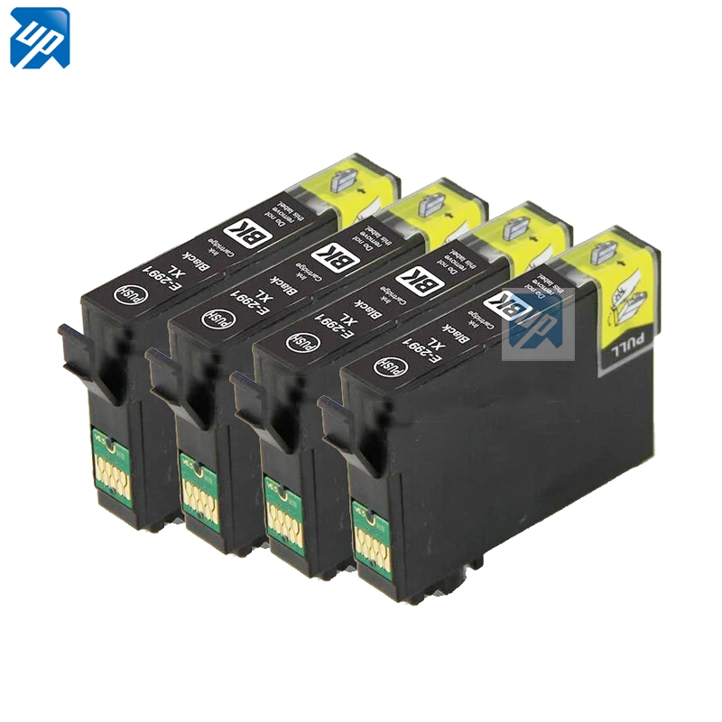 4pcs T2991 29XL T2991XL T2996 Black ink cartridge for EpsonExpression XP-235 XP-332 XP-335 XP-432 XP-435 Inkjet Printer