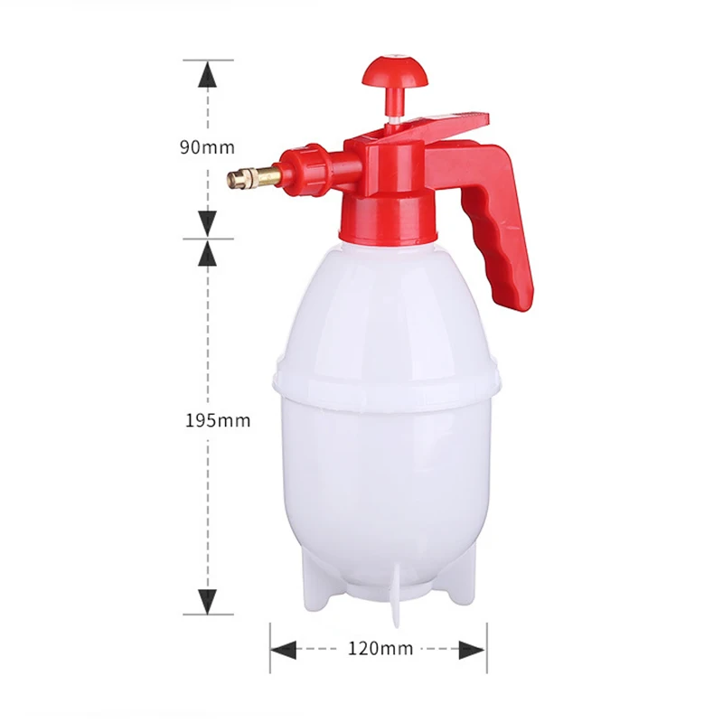 0.8L Sprayer Plastic Garden Hand Pump Pressure Washer Bottle Solvent Pressurize