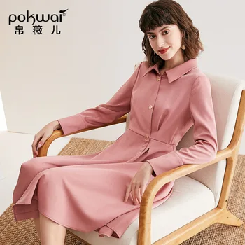 

pink satin face dresses women 2020 summer brand long casual sexy office work beach boho dress plus size irregular dropship