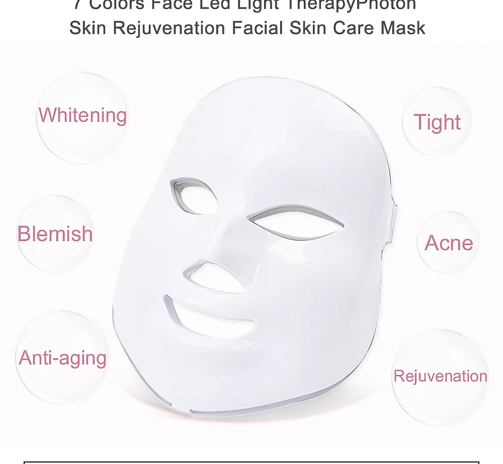Licheng светодиодная маска Фотон корейский уход за кожей фототерапия уход за лицом Красота анти отбеливание акне удаление морщин подтягивание кожи