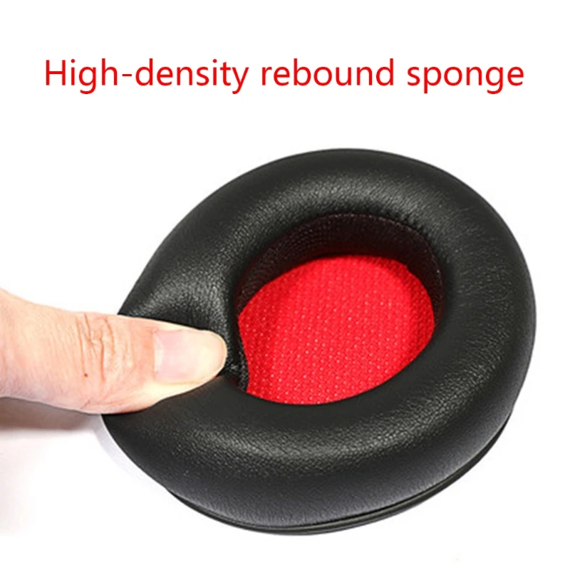 70mm round protein leather earphone cover for AKG Harman Y50 Y55 Y50BT headphone cover replacement