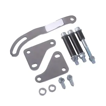 

SBC Chrome Power Steering Pump Mounting Bracket SWP LWP Saginaw For GM SB For Chevy 350 Modification Parts Replacement