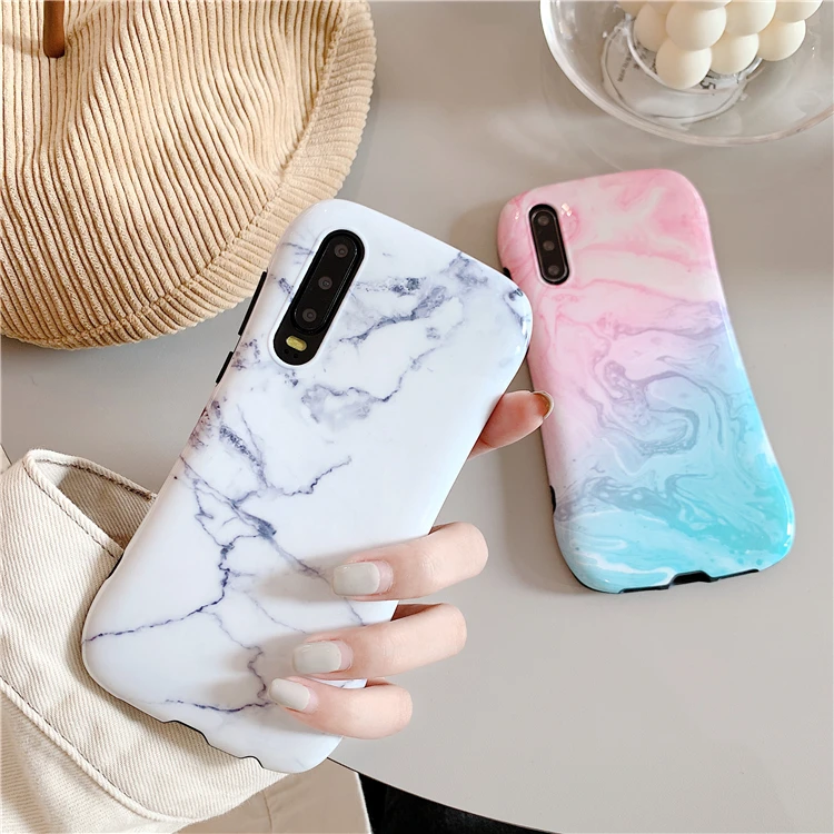 Чехол для телефона HXM etro Leaf для huawei P30 P20 Pro Lite mate 20 30 Pro Honor 20 Pro 8X 9X простая мраморная мягкая задняя крышка