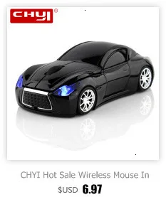 CHYI Cool Mini Автомобильная беспроводная мышь для детей 1600 dpi USB Оптический компьютер розовые мыши милый автомобиль Mause для девочек ноутбук Laptop персональный компьютер