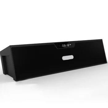 

Loudspeaker Box Hands Free Talk Outdoor FM Radio Alarm Clock Wireless LCD Display Bluetooth Subwoofer Stereo Sound Portable
