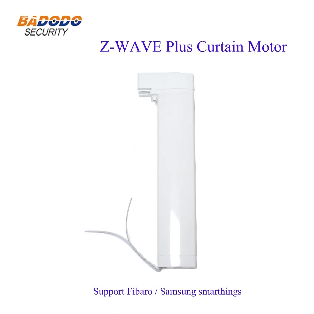 Z-Wave plus автоматический Электрический штора мотор открывалка с 4 метров трек совместим с fibaro samsung smarthings