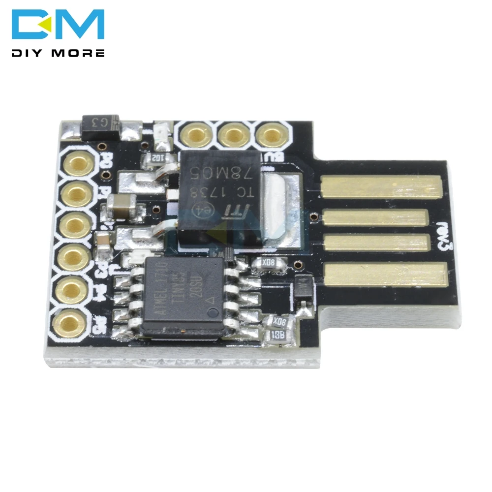 Макетная плата Micro USB Digispark ATTINY85 для Arduino макетная I/O IIC I2C модуль SPI|Интегральные