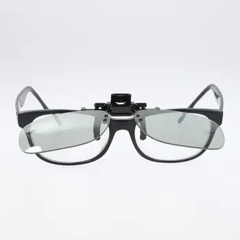 

New 3D Glasses Clip On type Passive Circular Polarized 3D Glasses Clip for 3D Movie for Passive Home TV IMAX Cinema Movie Film
