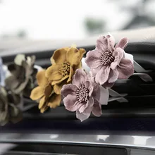 Цветочные освежители воздуха для автомобилей в автомобильной розетке духи клип запах автомобиля Ароматический диффузор автомобильный Декор автомобильный аксессуар для женщин