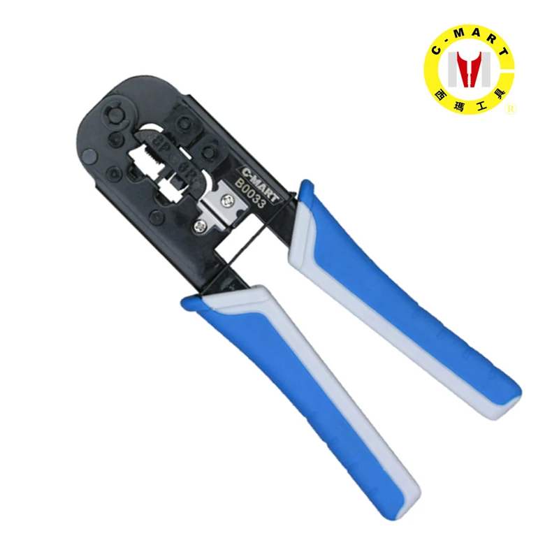 

Modular Plug Crimping Plier 8P Ethernet Internet Cable Press Pliers Network Cord Repair Tool Kit 6p Telephone Wire Cutter B0033
