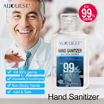 

60ML Disposable Hand Sanitizer Gel Sterilization Gel Disinfection Solution Quick-Dry Instantly Kill of Gems and Viruse