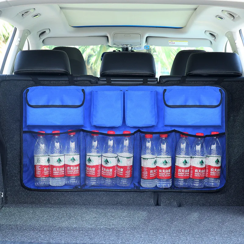 

Huihom Car Seat Back Trunk Organizer Backseat Hanging Storage Bag Net Pocket Travel Automobile Stowing Tidying Accessories