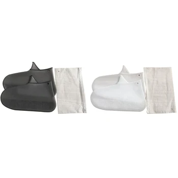 

Reusable Shoe Cover for Rain Waterproof Shoe Covers Proof Rain Shoe Covers Silicone Shoe Rain Protectors Wear-Resistant Non-Slip