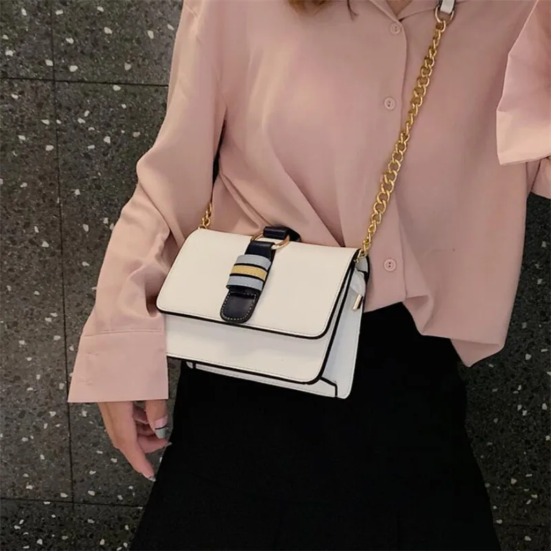 Сумка-мессенджер на одно плечо женская дикая сумка-мессенджер Yangqi Женская сумочка на цепочке простая модная маленькая квадратная сумка