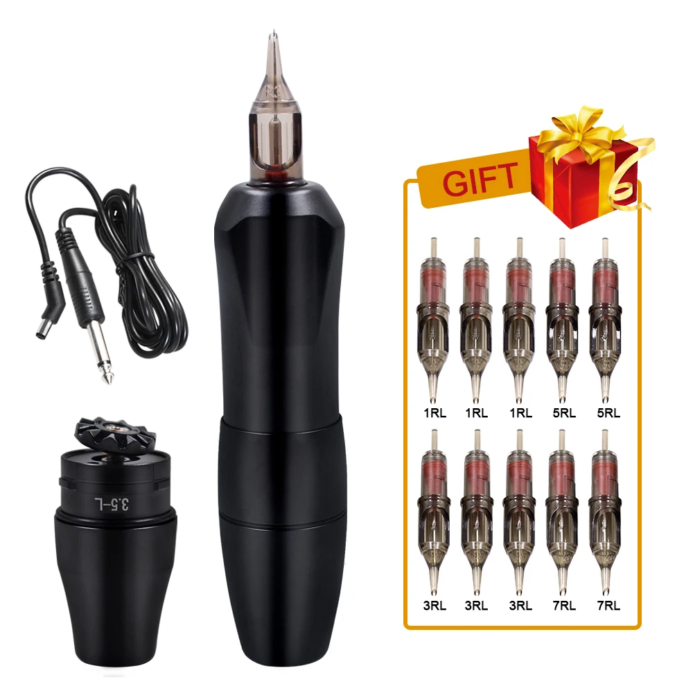 

Tattoo Rotary Pen liner shader Permanent Makeup Tattoo Machine Tatoo cartridge needles Strong Quiet Motor Supply