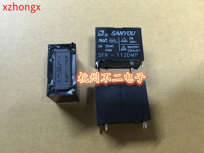 Реле SFK-112DMP 20A G4A с надписью JQX-102F-P-12VDC