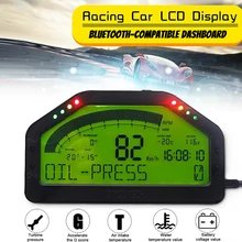 12V DPU Rally Gauge cyfrowy wyświetlacz LCD ekran Race Dash uniwersalny zestaw czujników Dashboard kompatybilny z Bluetooth 9000 Rpm DO904