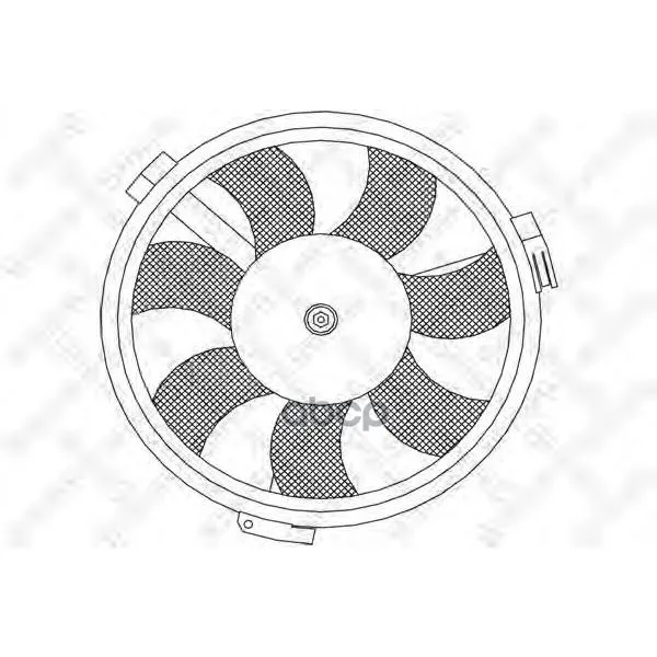 29-99334-Sx_вентилятор Охлаждения! Audi A6 1.8-2.8 97-05, Vw Passat 1.8 00-05 Stellox 2999334sx Stellox арт. 2999334SX