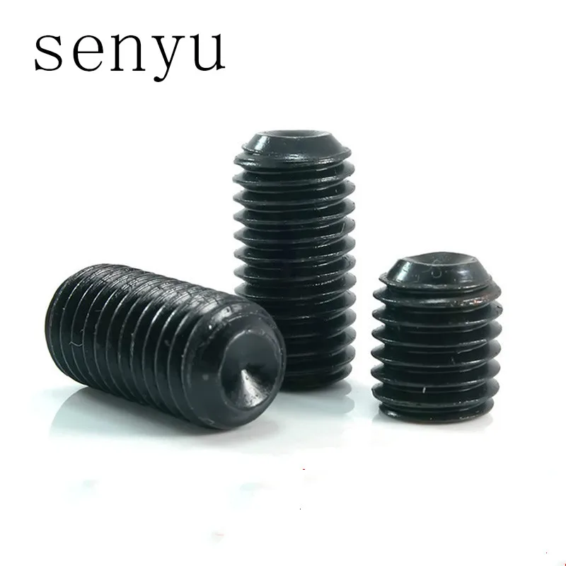 M3x3mm Stainless Steel Cone Point Hexagon Socket Grub Screws 100pcs