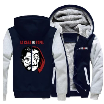 

2019 New Anime Outerwear Hoodie Clothes Men's Japan Harajuku Thick Winter Coat Men Cotton Casual Cartoon Winter Jacket Clothing