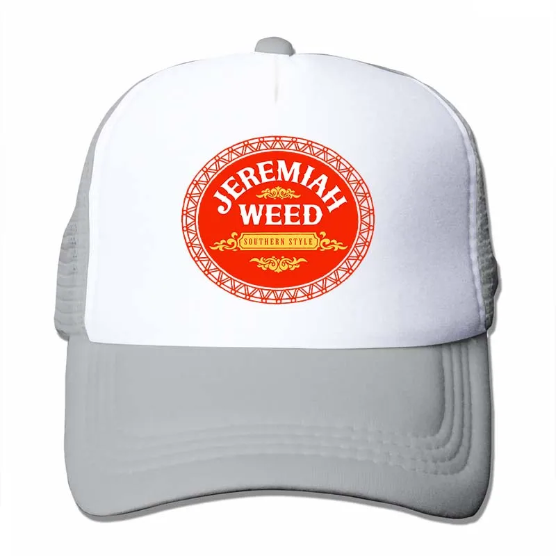 JEREMIAH WEED бейсболка с логотипом для мужчин и женщин, кепки для водителя грузовика, модная Регулируемая Кепка - Цвет: 4-Gray