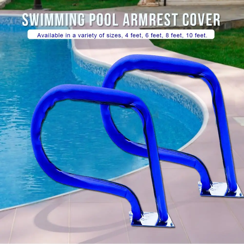 

Durable Swimming Pool Handrail Cover Stretch Flexible Firm Easy Install Wrap Accessories Ladder Guard Heat Resistant Protection