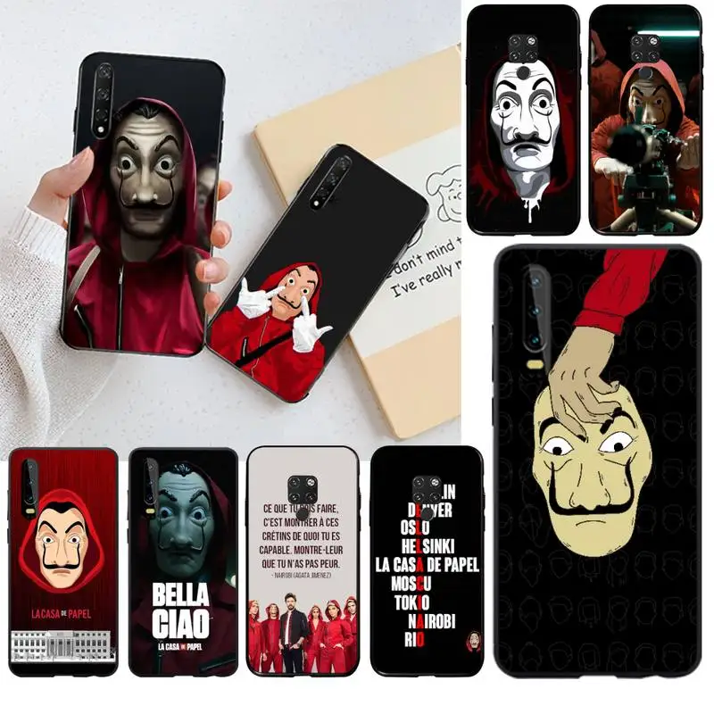 Чехол для телефона с испанской серией LACASA DE PAPEL чехол Huawei P40 P30 P20 lite Pro Mate 20 P Smart 2019
