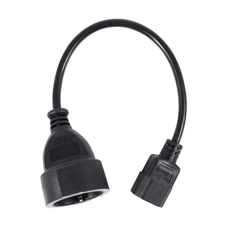 IEC 320 C14 штекер в Европейский CEE7 3pin гнездо, C14 в ЕС PDU UPS кабель 0,5